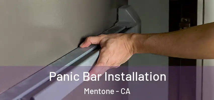 Panic Bar Installation Mentone - CA
